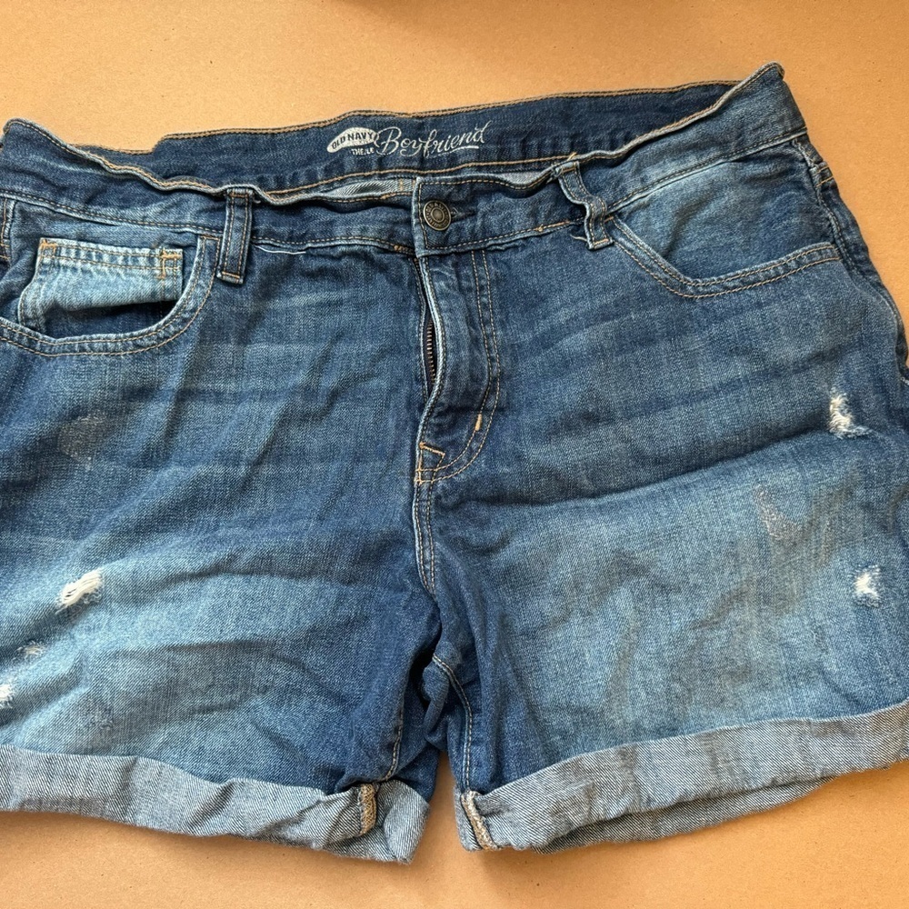 Boyfriend Cut Shorts Old Navy